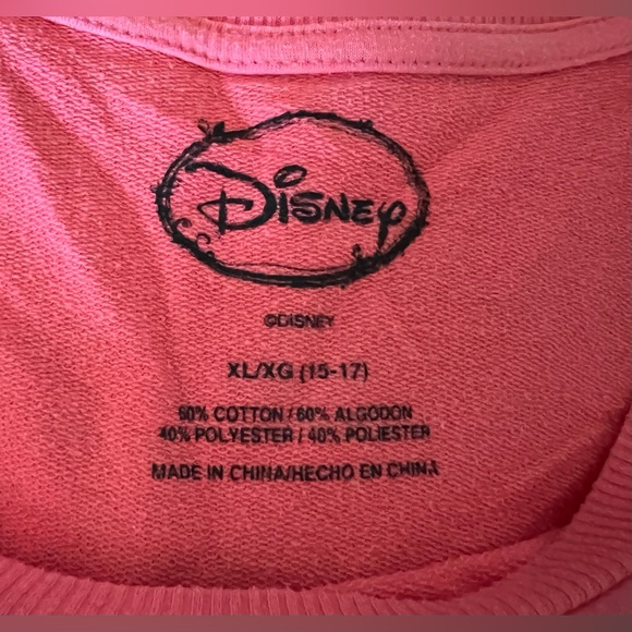Disney Lion King sweatshirt bright coral crewneck size XL (15/17) - Picture 4 of 4